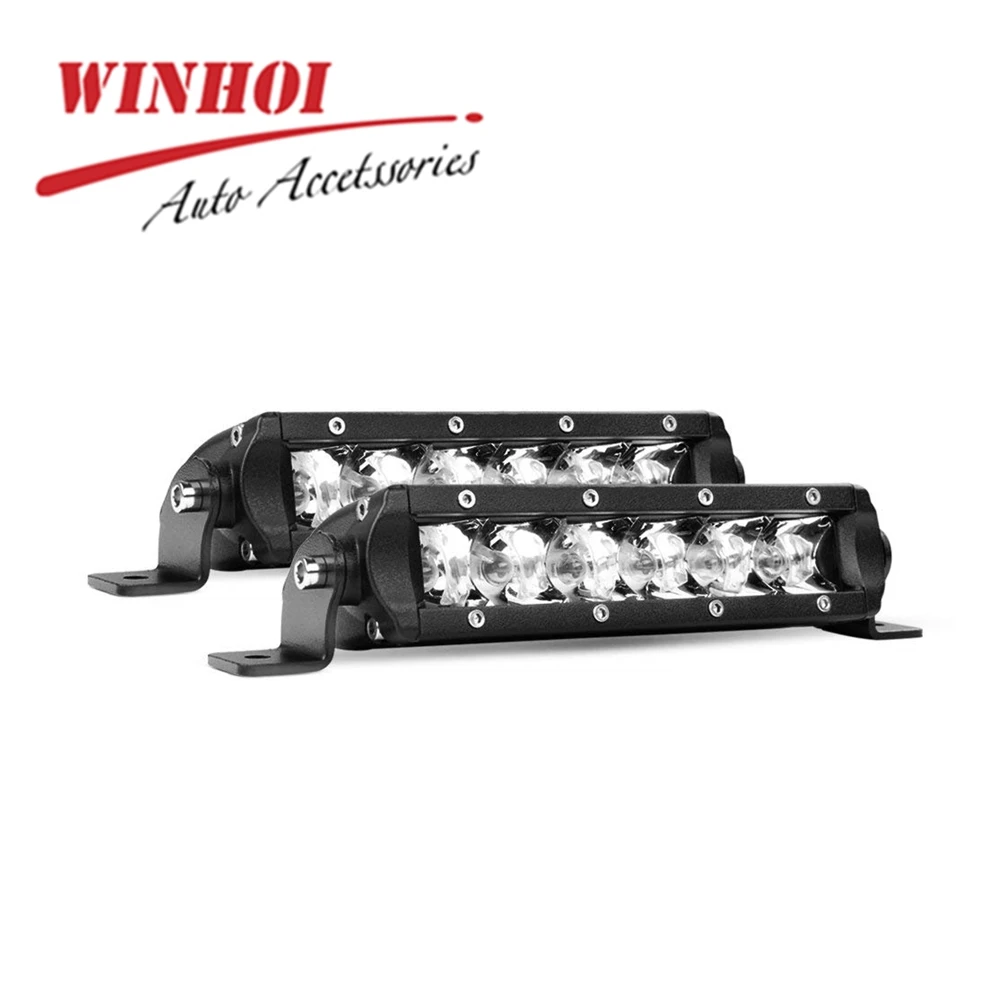 

LED Car Work Light Bar 12V 6" 18W LED Lights Bar Work Light Combo Spotlight Offroad Fog Driving Lamp Waterproof Adjustable Lamps