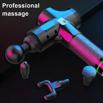 

Fitness Muscle Relaxer Muscle Massage Machine Fascia Gun 4 Massage Head 30 Gear Adjustment Touch Screen