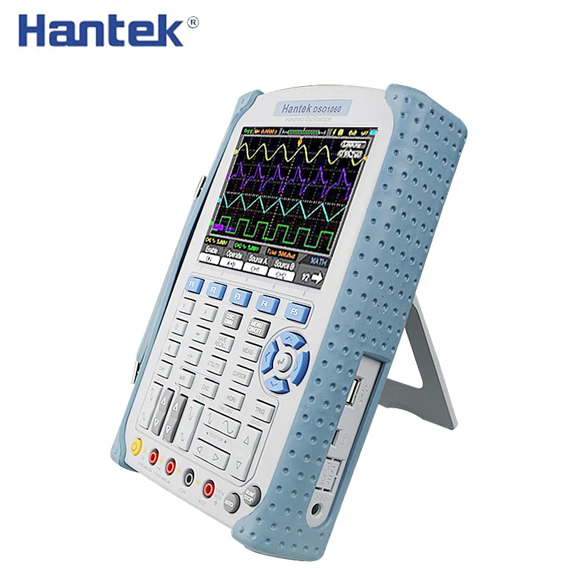 Hantek DSO8060 пять-в-одном портативный осциллограф DMM/анализатор спектра/счетчик частоты/Arbtrary генератор сигналов