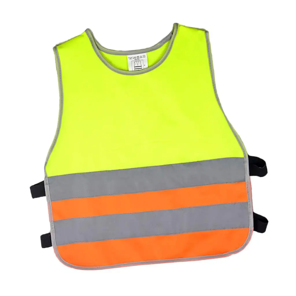 3Pcs High Visibility Student Child Student Reflective Kids Vest Scooter Cycling School Safety Vest Jacket