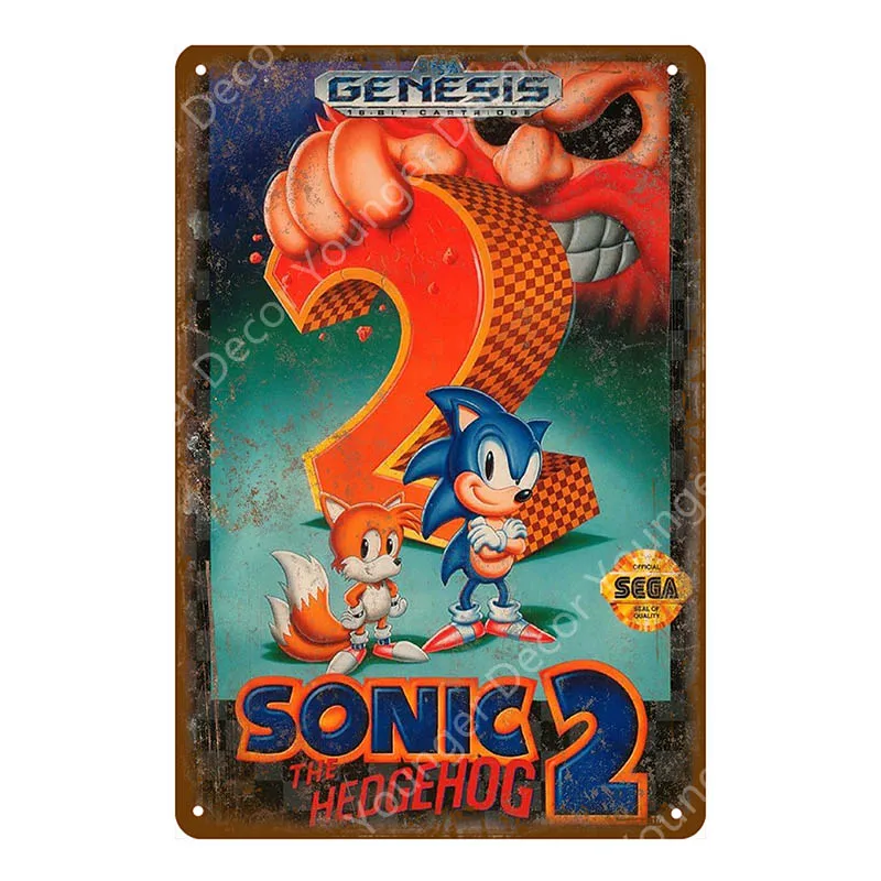 YD7942G Игровой игровой плакат геймер, настенные наклейки, винтажная художественная роспись, доска для детской комнаты, игровой центр, домашний декор, металлические знаки - Цвет: YD7942G