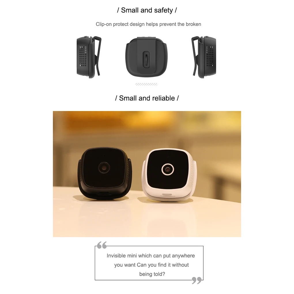 Мини-камера с разрешением 720P Wifi домашняя видеокамера Беспроводная портативная видеокамера