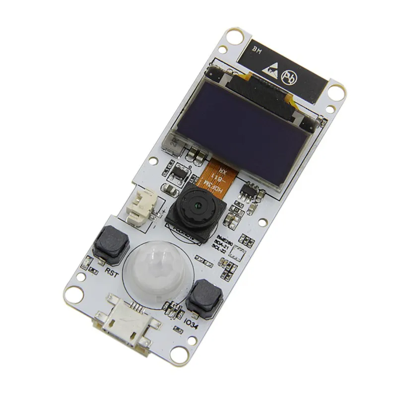 T-camera ESP32 WROVER& PSRAM модуль камеры ESP32-WROVER-B OV2640 модуль камеры Рыбий глаз объектив 0,96 OLED - Цвет: camera