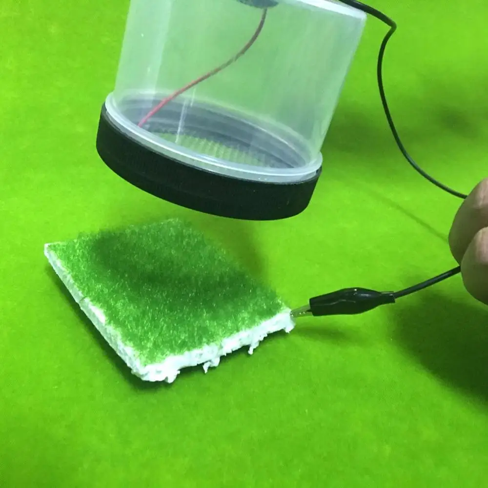  Construction Sand Table Model Tool Electrostatic Grass Planter Crafts Flocking Machine Battery Vers