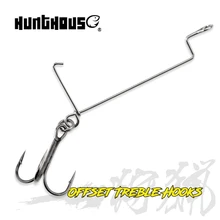 Hunthouse Fishing Hook Jig Sofy 4 play 65mm hook 2# 2pcs NEW Soft Lure Origin Hooks For Worm Fishing