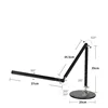 LED Piano Lamp Swing Arm Architect Lamp Flexible Clamp on Table Lights Classical Bedside Desk Light Dimmable Reading Study Lamp 6