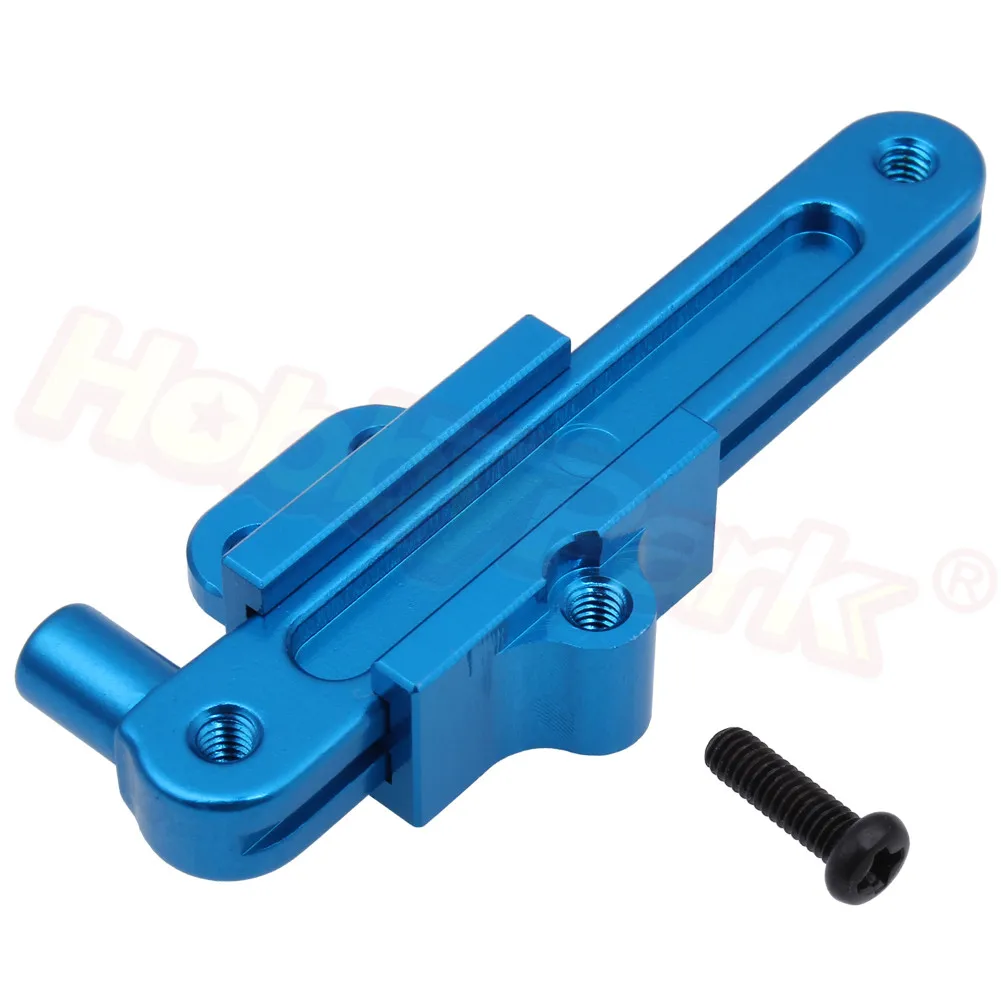 Алюминиевая стойка для рулевого сервопривода полная и стержень 0010 WLtoys 12428 12423
