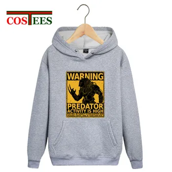 

Trendy Winter Hoody Warning Predator Activity Is High Hunter Season sweatshirt hooded Skateboard hiphop streetwear pocket Hoodie