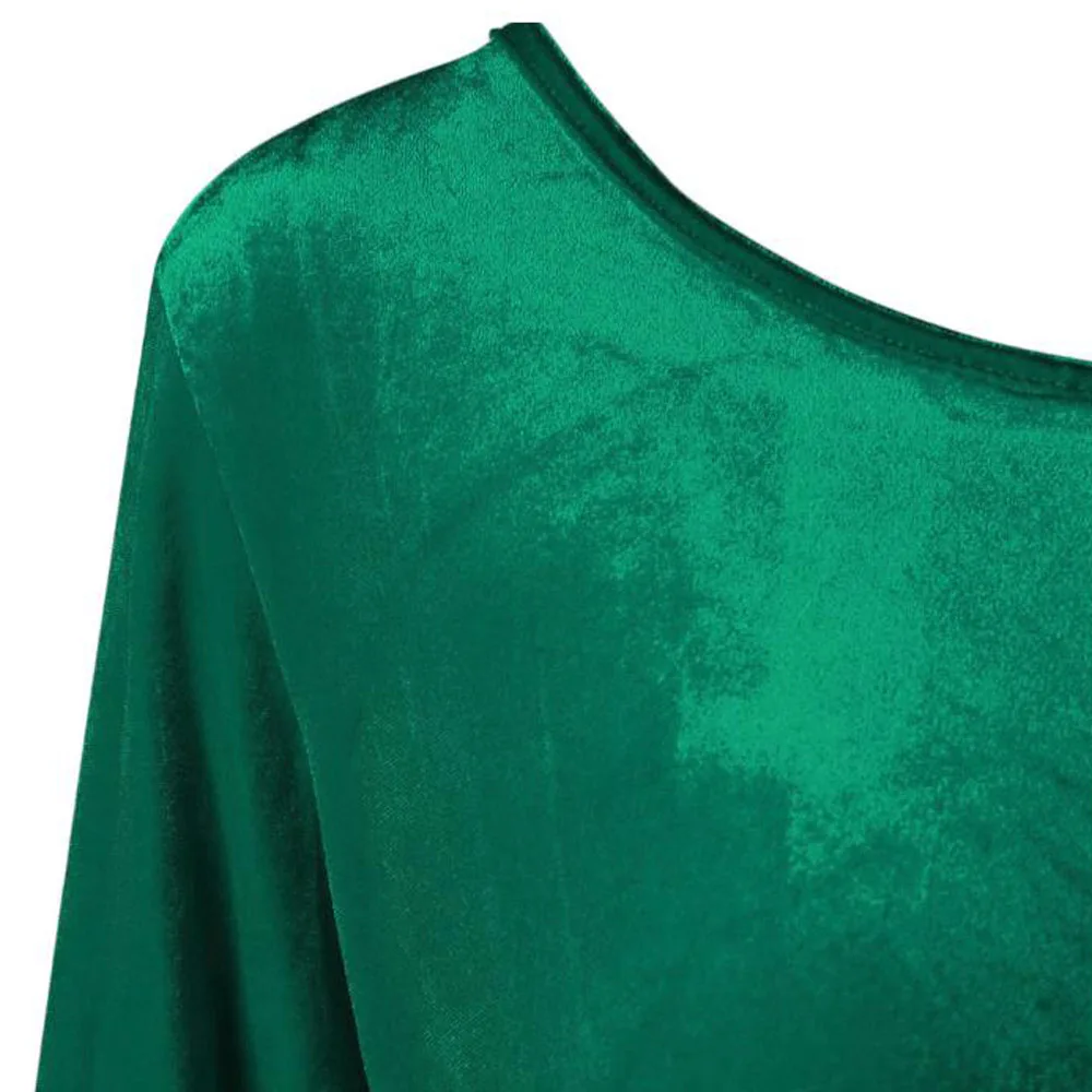Goedkoop Winter Kerst Jurk Vrouwen Lange Mouw Patchwork Velvet Party Jurken Kerstman Cosplay Kostuum Groen Rood Herfst Jurk Gewaden