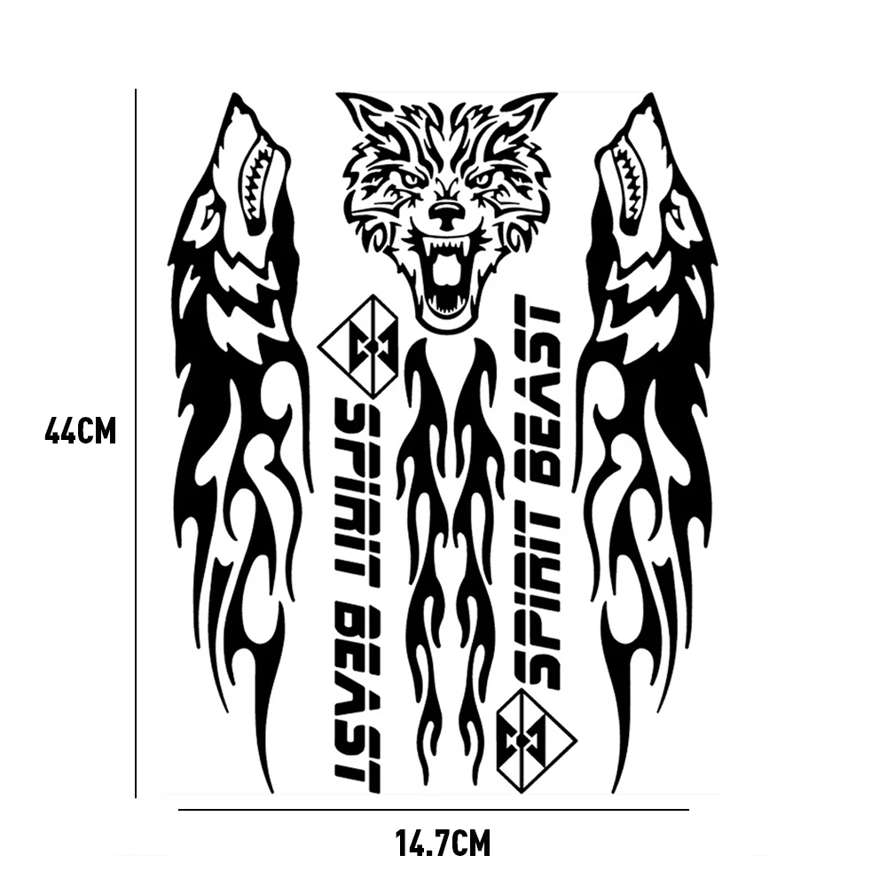 16 14.7-44CM SPIRIT BEAST мотоциклетная наклейка Moto Feul танк накладка мотоцикл наклейка s Мотокросс Pegatinas протектор - Цвет: 16 14.7-44CM
