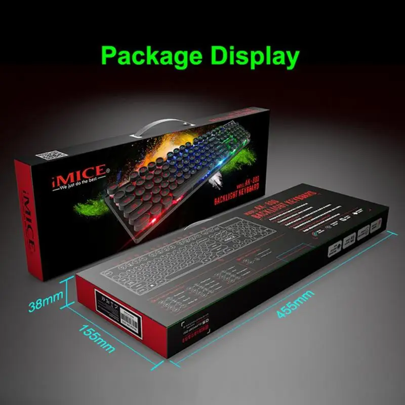 AK-800 USB проводной механический на ощупь водонепроницаемый 104 ключ RGB игровая клавиатура подвесной двойной водонепроницаемый дизайн