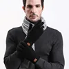 Fashion Winter Acrylic Mesh Pattern Thicken Knit Warm Touch Phone Screen Cycling Gloves Men Outdoor Sports Driving Gloves C69 ► Photo 3/5