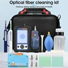 LeeBeTo Fiber Optic Cleaning Kit with Inspection Video Microscope Inspection Probe 1.25/2.5mm Cleaner Pen Cleaner Box