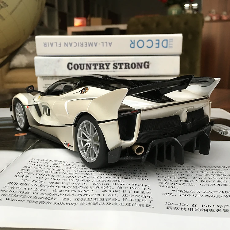 Модель автомобиля Fxx K Evo сплав открытая мебель дисплей украшения Рождественский подарок на день рождения