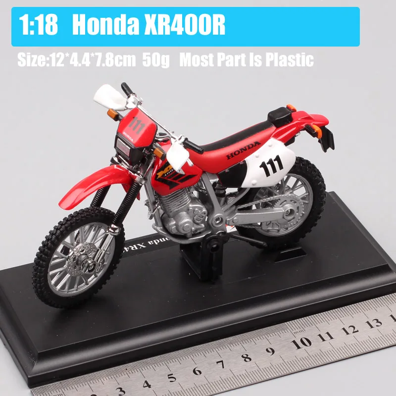 Детские 1:18 весы Maisto мини Honda XR400R Dirt Rider велосипед Diecasts& игрушечные транспортные средства мотокросса модель игрушки реплики мальчик