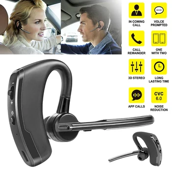 

Bluetooth 4.1 Wireless Bluetooth Headset Earphone Business Long Standby Time Headphones for Driving