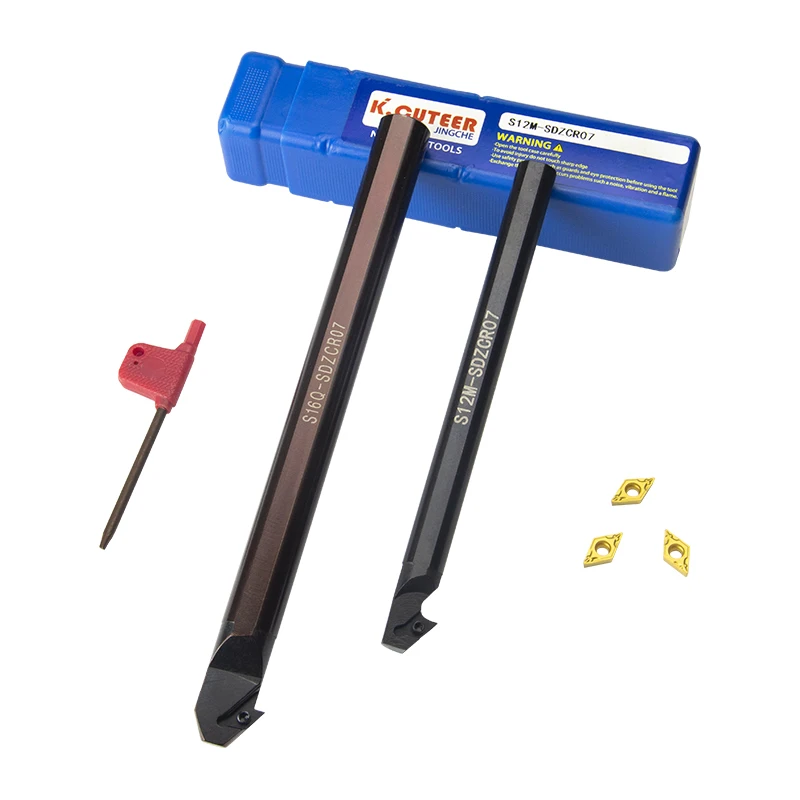 S10K-SDZCR07 S20R-SDZCR11 S25S-SDZCR11 내부 선삭 공구, 보링 바, DCMT07/09 인서트용 CNC 절삭 공구 홀더, SDZCR/L