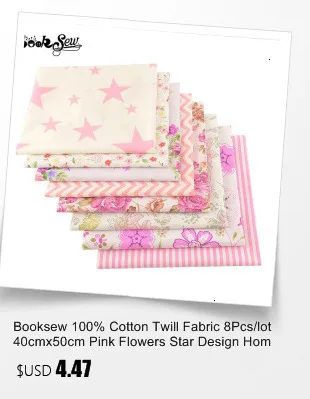 Booksew 5x50 см желе ролл полоски из хлопка с принтом цветов 6-9 шт./лот Telas DIY Лоскутная Ткань Лоскутное шитье материал