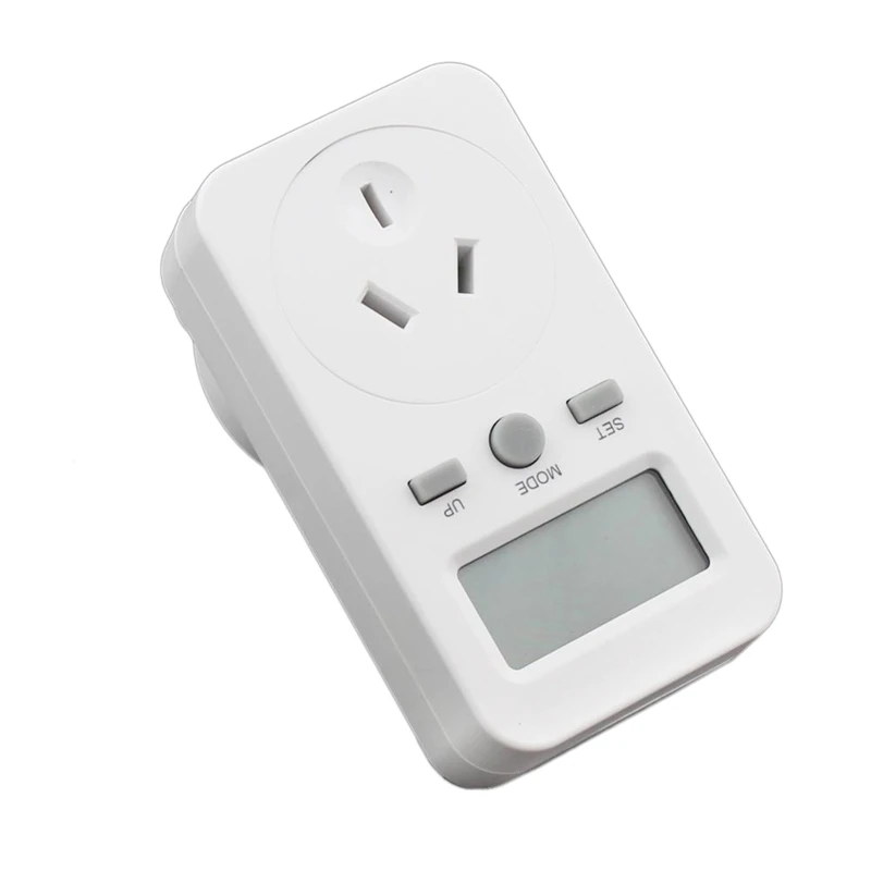 

Digital Energy Meter Socket Plug-In Electric Power Watt Meter Energy Tester Monitor Checker Lcd Display Au Plug 240V-50Hz 10A
