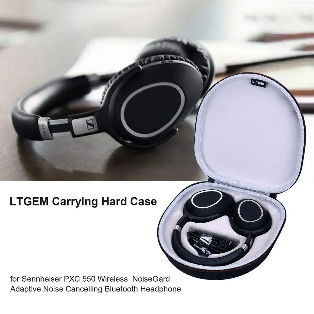 LTGEM EVA Hard Case untuk Sennheiser PXC 550 Wireless NoiseGard Adaptive  Noise Cancelling Bluetooth Headphone|Earphone Aksesoris| - AliExpress