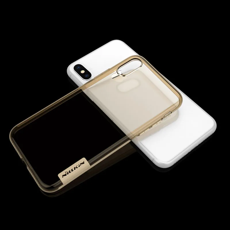 Nillkin натуральный ТПУ чехол для iPhone Xs Max прозрачный мягкий кремний противоударный задний Чехол для iPhone X XRPhone Корпус чехол capa