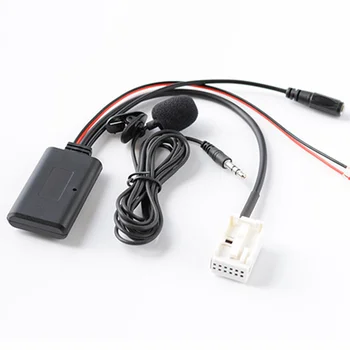 

Car Bluetooth AUX Adapter Wireless Audio Phone Call Hands Free Microphone For Audi A4 B7 TTs TT A8 R8 A3 Six Disc CD Player