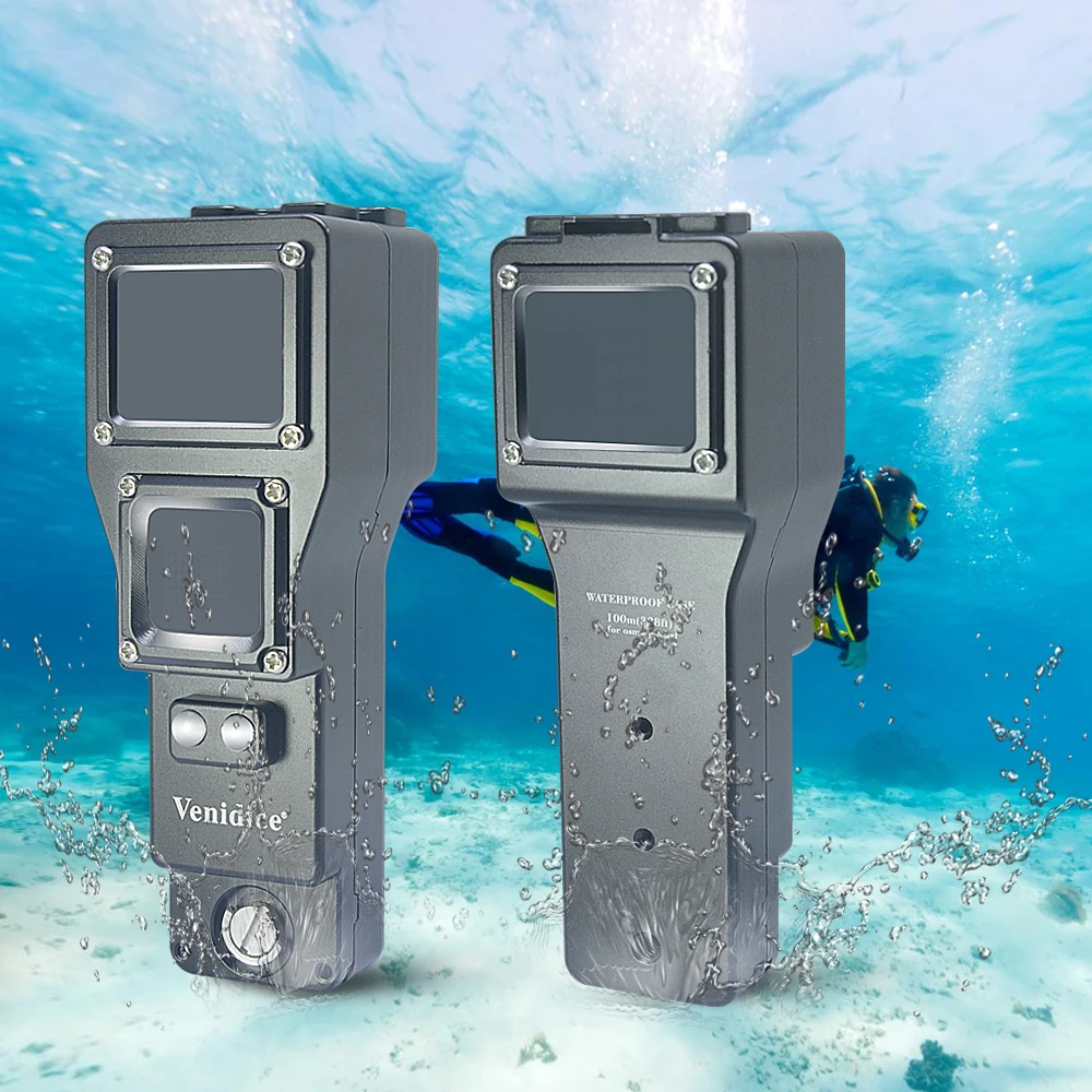 Mcoplus из алюминиевого сплава DJI Osmo Карманный водонепроницаемый чехол для дайвинга с защитой от воды на глубине 100 м/328ft