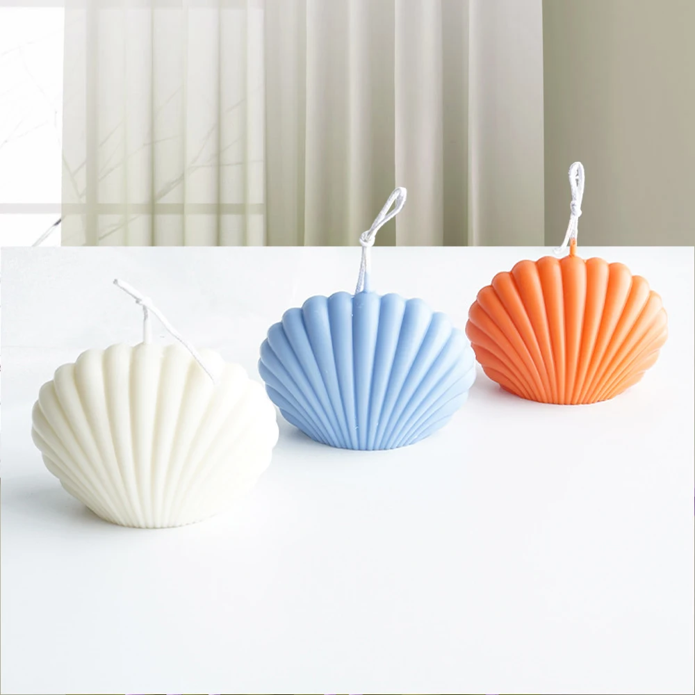 3D Seashell Candle Scented Mold Handmade 3 5
