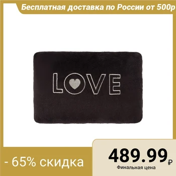 

Pillow "Ethel" LOVE black, size 40 x 30 cm, polyester 100%, velsoft