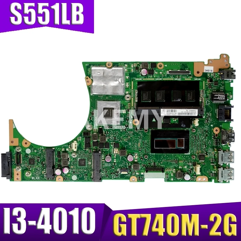 XinKaidi S551LB материнская плата для ноутбука ASUS S551LN S551LD S551L тестовая оригинальная 4G RAM