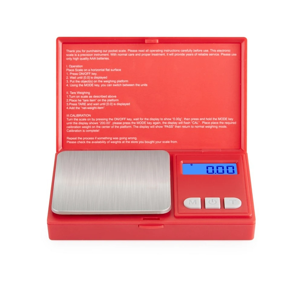 Scales Cool AWS Chrome Digital Mini Pocket Size Precision Scale