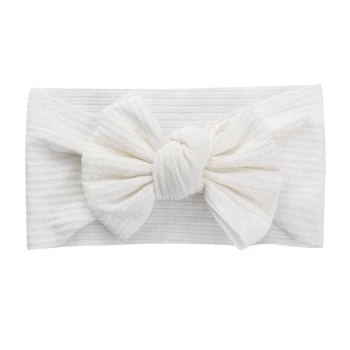 

New 1pc Infant Solid Color Lace Long Hair Bow Tie Hair Band 2020 New