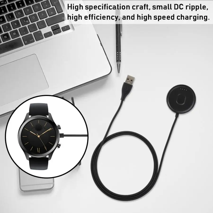 Для Ticwatch C2 Smartwatch высокоскоростной usb зарядный кабель 1 м с функцией передачи данных