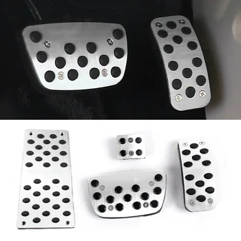 

For Toyota Highlander Kluger Camry Non-drilling Car Gas Fuel Brake Pedal Accelerator Cover Pad Case Trim Frame Accessories
