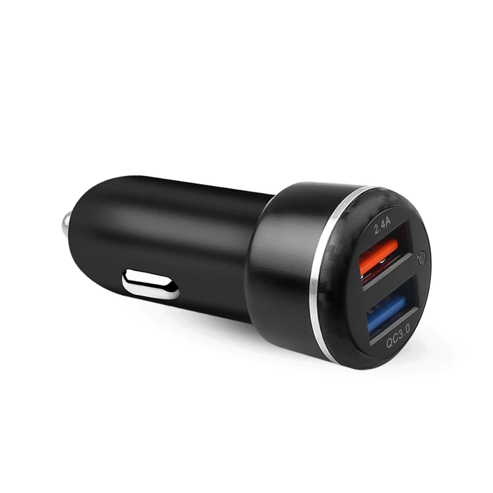 Быстрое Автомобильное зарядное устройство Kebidu, двойное USB зарядное устройство QC3.0, быстрая зарядка для Xiaomi, huawei, samsung, Note 10, автомобильное зарядное устройство, 5 В, 2 А
