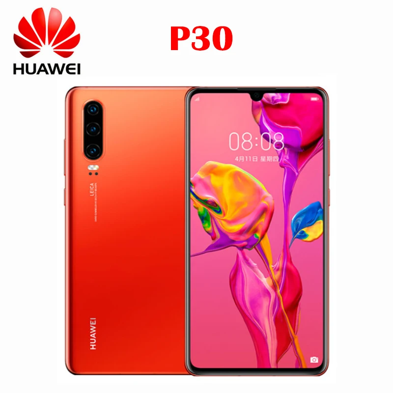 Новый оригинальный официальный смартфон Huawei P30 Восьмиядерный Kirin 980 4 камеры 40 МП