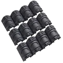 12 шт. ткач/Пикатинни тактическая Четырехугольная перекладина, накладка черный