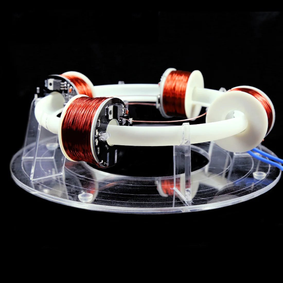 

Stark 4 Coils Ring Accelerator Cyclotron High-tech science Physics Model For Teaching experiement Creative Educational Toy