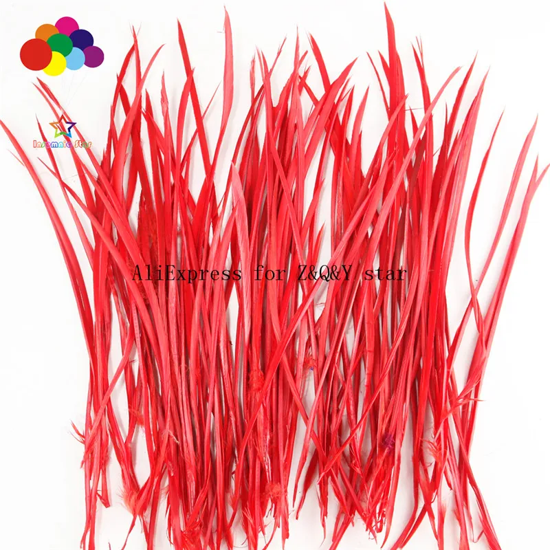 50-200 goose monofilament feather 15-20CM dyed big red DIY craft accessories feather