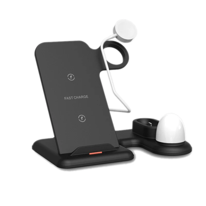 4 в 1 Qi Беспроводное зарядное устройство подставка для iPhone 11 Pro XS Max Airpods Apple Watch 4 3 2 1 быстрая Беспроводная зарядка для samsung S10 S9