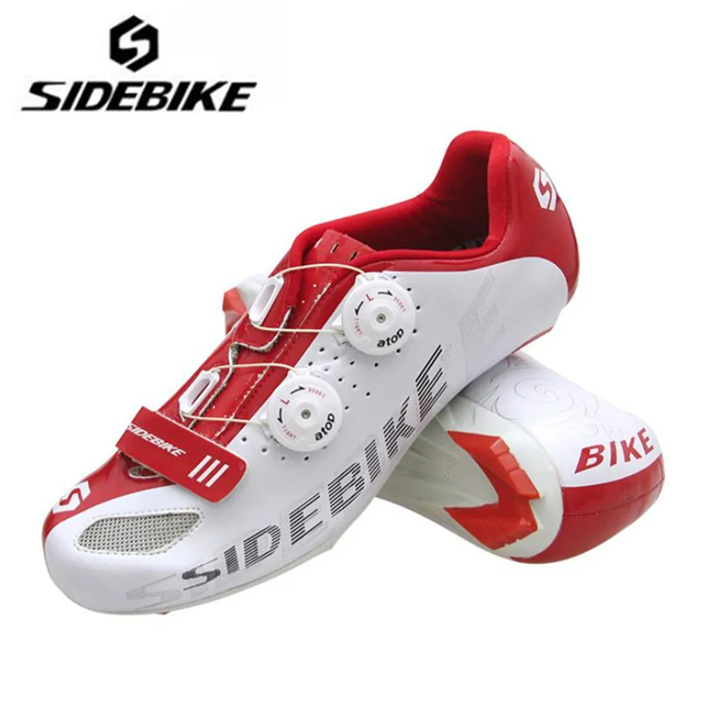 Sidebike/Обувь для велоспорта, профессиональная обувь для езды на велосипеде, комплект с замком для езды на велосипеде, для гонок, самоблокирующийся, для спорта на открытом воздухе, ультралегкий велосипед