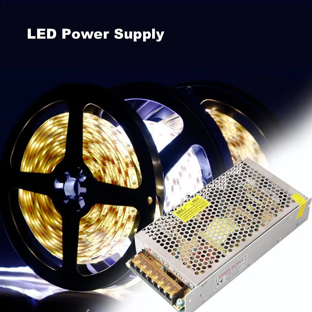 12V 10A 120W Питание адаптер Быстрое рассеивание тепла коррозионно-стойкие преобразователь для Светодиодные ленты света