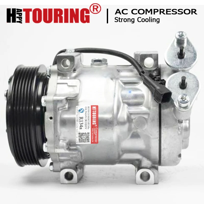 Компрессор SD7V16 A/C для FORD FOCUS C-MAX Fiesta Fusion Volvo 3M5H19D629KE 3M5H19D629KF 3M5H19D629KG 3M5H19D629SA 3M5H19D629TA |