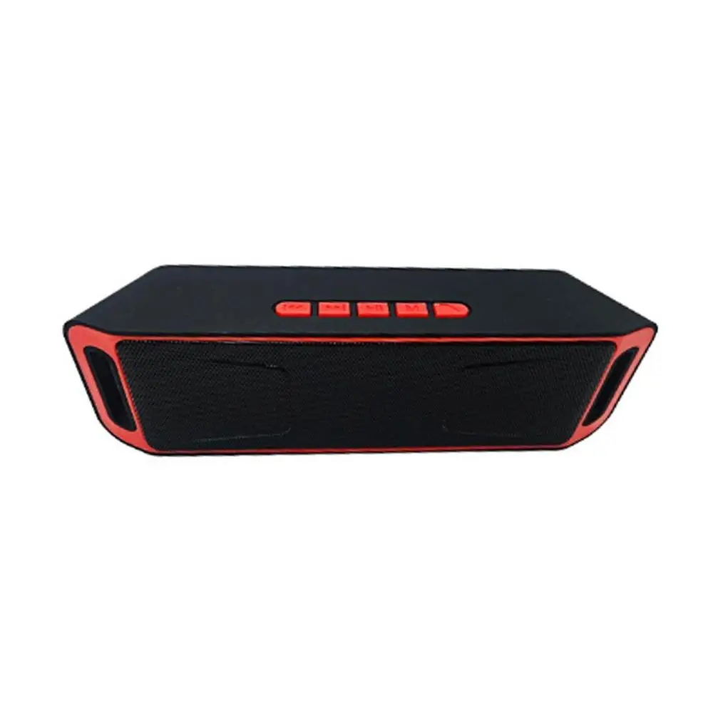 red Громкий динамик портативный динамик Bluetooth 4,0 Саундбар стерео динамик s 3D объемный TF динамик звуковая панель для ноутбука caixa de som - Цвет: red