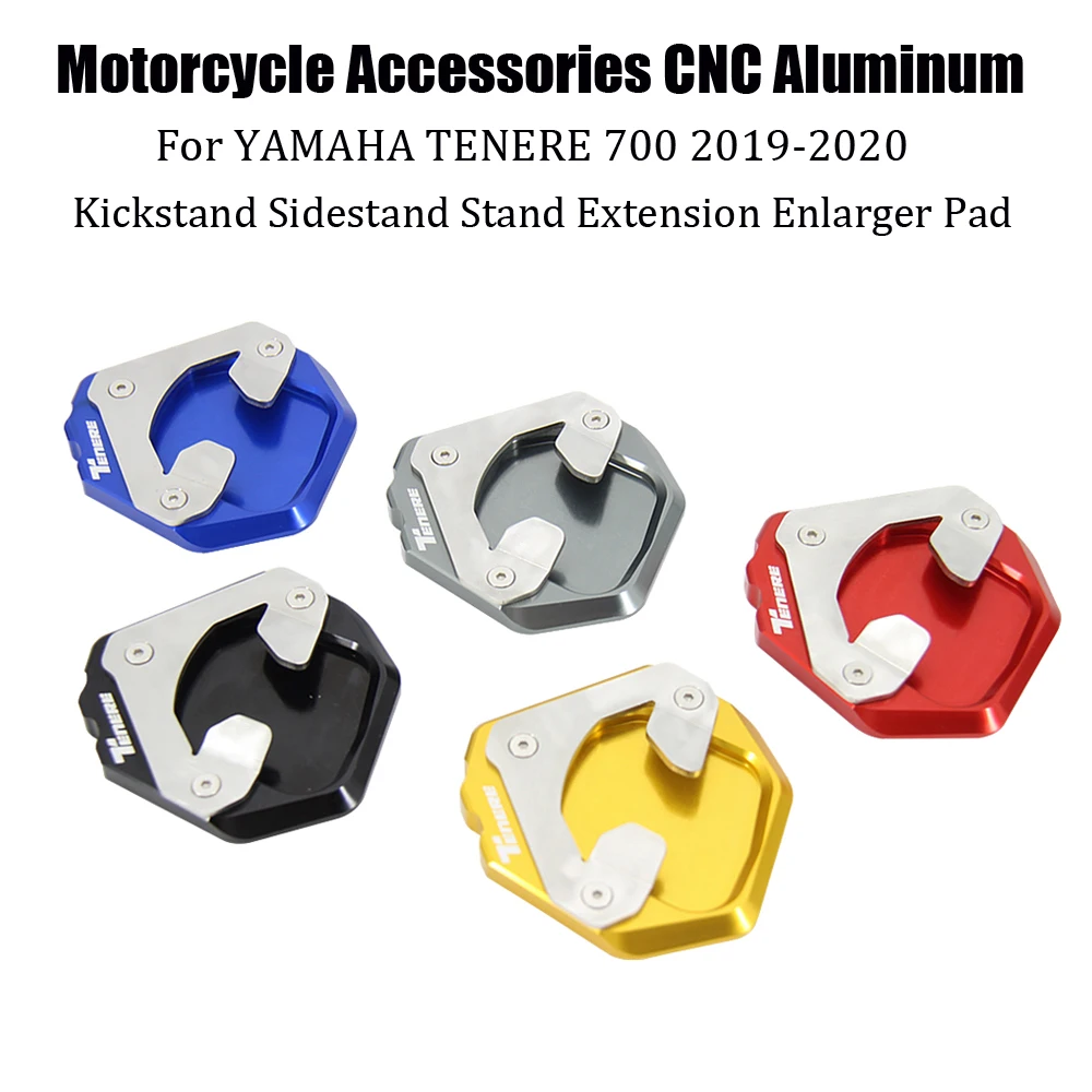 

Подставка для мотоцикла с подножкой, боковая подставка, удлинитель, поддерживающая пластина, боковая подставка для Yamaha Tenere 700 Tenere700 2019 2020