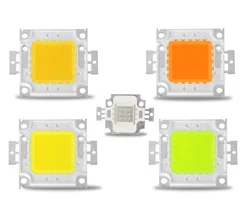 2022NEW Led Cob Chip 10W 9-12V 20W 30W 50W 100W 30-36V High Power Integrated LED Beads DIY Lighting Accessories For FloodLight