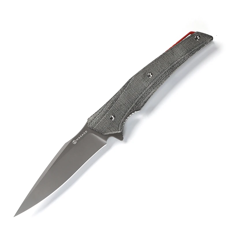 Gray MAXACE ranger тактический складной нож XW42 лезвие KVT шарикоподшипник G10 Ручка Кемпинг Охота Открытый выживания Ножи EDC инструменты - Цвет: Gray