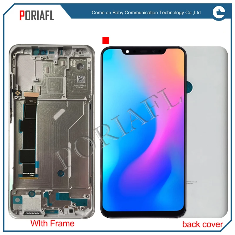 ЖК-дисплей с сенсорным экраном и рамкой дигитайзер в сборе для Xiaomi Mi8 mi 8 + рамка