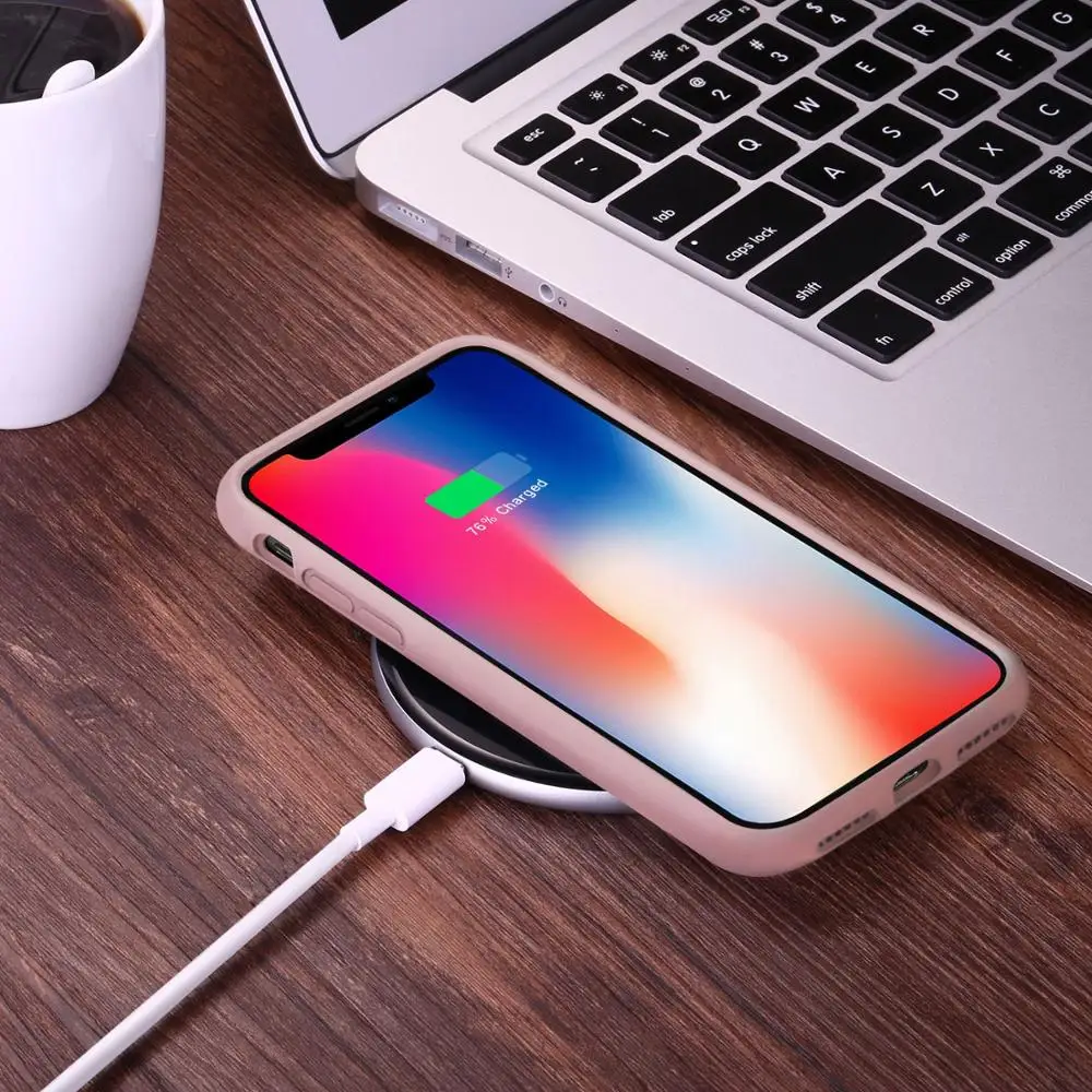 Официальный силиконовый чехол для Apple iphone X Xs max 7 8 6 S 6 S Plus X XR с логотипом чехол для iphone 11 Pro max чехол