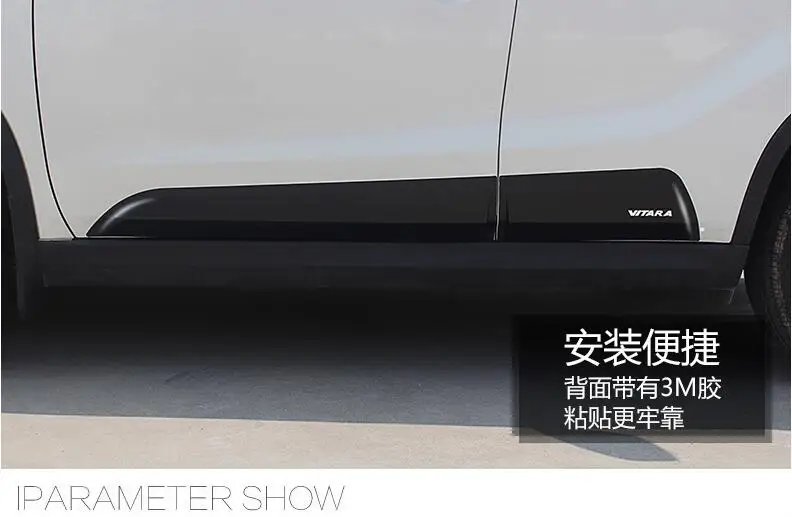 Для suzuki vitara Европейская версия корпуса ABS анти-втирает свет двери фары бровей отделка 4 шт